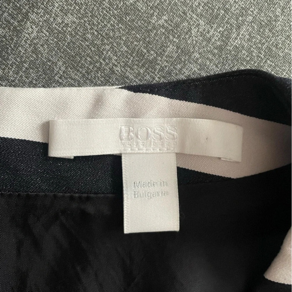 Boss by Hugo Boss striped Woman dress, white and navy - Picture 5 of 10